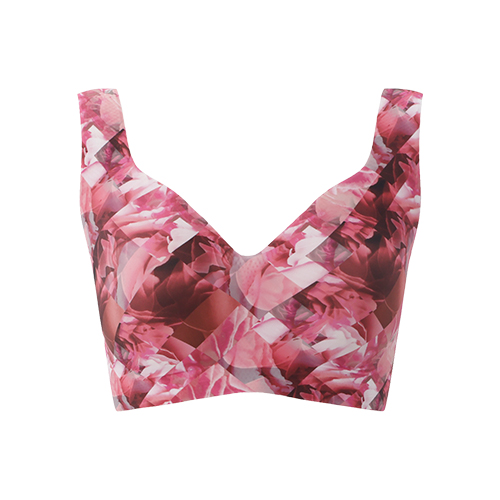 ZEROISM シームレスブラ ディーパーピンク S