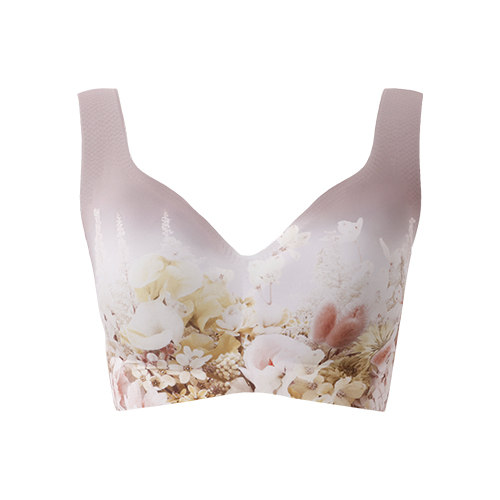 ZEROISM シームレスブラ ヒルズグレージュ S